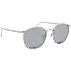Linda Farrow - 562 C4 Oval Sunglasses - Clear - Linda Farrow Eyewear - Avvenice