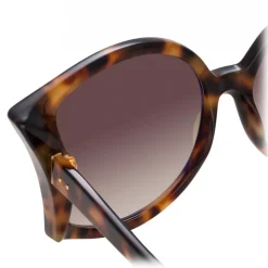 Linda Farrow - 595 C4 Oversized Sunglasses - Tortoiseshell - Linda Farrow Eyewear - Avvenice