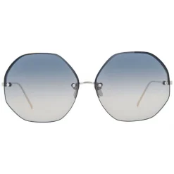 Linda Farrow - 567 C6 Oversized Sunglasses - Gold - Linda Farrow Eyewear - Avvenice