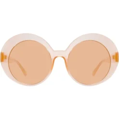 Linda Farrow - 844 C3 Oversized Sunglasses - Peach - Linda Farrow Eyewear - Avvenice