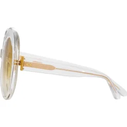 Linda Farrow - 844 C5 Oversized Sunglasses - Clear - Linda Farrow Eyewear - Regina King Official - Avvenice