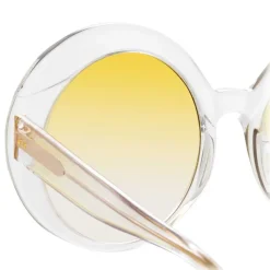 Linda Farrow - 844 C5 Oversized Sunglasses - Clear - Linda Farrow Eyewear - Regina King Official - Avvenice