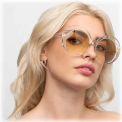 Linda Farrow - 844 C5 Oversized Sunglasses - Clear - Linda Farrow Eyewear - Regina King Official - Avvenice