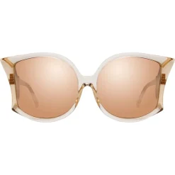 Linda Farrow - 595 C5 Oversized Sunglasses - Ash - Linda Farrow Eyewear - Avvenice