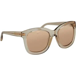 Linda Farrow - 513 C4 Oversized Sunglasses - Ash - Linda Farrow Eyewear - Avvenice