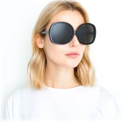 Linda Farrow - 596 C1 Oversized Sunglasses - Black - Linda Farrow Eyewear - Avvenice