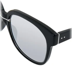Linda Farrow - 651 C3 Oversized Sunglasses - Black - Linda Farrow Eyewear - Avvenice