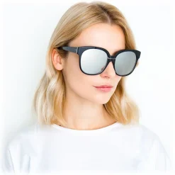 Linda Farrow - 651 C3 Oversized Sunglasses - Black - Linda Farrow Eyewear - Avvenice