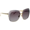 Linda Farrow - 578 C5 Oversized Sunglasses - Taupe - Linda Farrow Eyewear - Avvenice