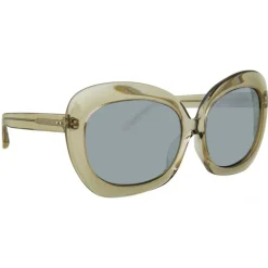 Linda Farrow - 600 C6 Oversized Sunglasses - Truffle - Linda Farrow Eyewear - Avvenice