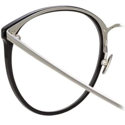 Linda Farrow - 747 C8 Oversized Optical Frames - Black - Linda Farrow Eyewear - Avvenice