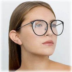Linda Farrow - 747 C8 Oversized Optical Frames - Black - Linda Farrow Eyewear - Avvenice