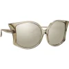 Linda Farrow - 595 C6 Oversized Sunglasses - Truffle - Linda Farrow Eyewear - Avvenice