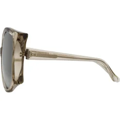 Linda Farrow - 595 C6 Oversized Sunglasses - Truffle - Linda Farrow Eyewear - Avvenice