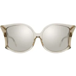 Linda Farrow - 595 C6 Oversized Sunglasses - Truffle - Linda Farrow Eyewear - Avvenice