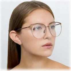 Linda Farrow - 747 C10 Oversized Optical Frames - Ash - Linda Farrow Eyewear - Avvenice