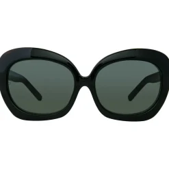 Linda Farrow - 600 C1 Oversized Sunglasses - Black - Linda Farrow Eyewear - Avvenice