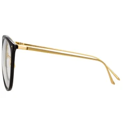 Linda Farrow - 747 C7 Oversized Optical Frames - Black - Linda Farrow Eyewear - Avvenice