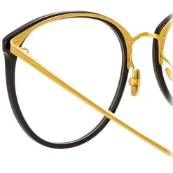 Linda Farrow - 747 C7 Oversized Optical Frames - Black - Linda Farrow Eyewear - Avvenice
