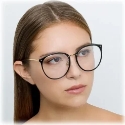Linda Farrow - 747 C7 Oversized Optical Frames - Black - Linda Farrow Eyewear - Avvenice