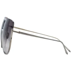 Linda Farrow - 847 C7 Oversized Sunglasses - Light Gold - Linda Farrow Eyewear - Avvenice