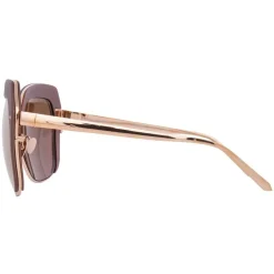 Linda Farrow - 578 C3 Oversized Sunglasses - Copper - Linda Farrow Eyewear - Avvenice