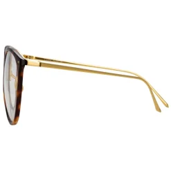 Linda Farrow - 747 C9 Oversized Optical Frames - Tortoise - Linda Farrow Eyewear - Avvenice