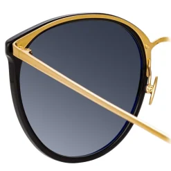 Linda Farrow - 747 C1 Oversized Sunglasses - Black - Linda Farrow Eyewear - Avvenice