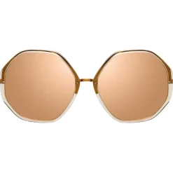 Linda Farrow - 901 C4 Oversized Sunglasses - Ash - Linda Farrow Eyewear - Avvenice