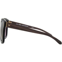 Linda Farrow - 513 C5 Oversized Sunglasses - Black - Linda Farrow Eyewear - Lena Perminova Official - Avvenice