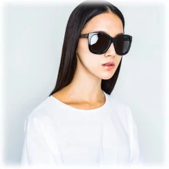 Linda Farrow - 513 C5 Oversized Sunglasses - Black - Linda Farrow Eyewear - Lena Perminova Official - Avvenice