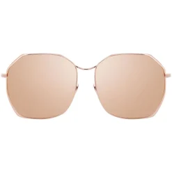 Linda Farrow - 350 C13 Oversized Sunglasses - Rose Gold - Linda Farrow Eyewear - Avvenice