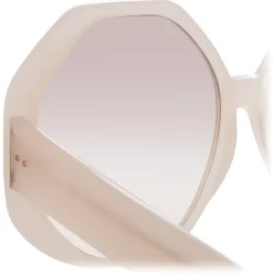 Linda Farrow - 780 C6 Oversized Sunglasses - Milky Pink - Linda Farrow Eyewear - Avvenice