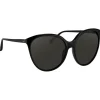 Linda Farrow - 496 C1 Oversized Sunglasses - Black - Linda Farrow Eyewear - Avvenice