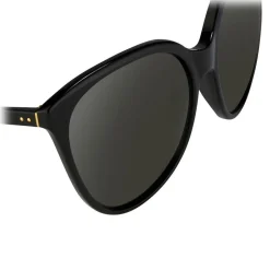 Linda Farrow - 496 C1 Oversized Sunglasses - Black - Linda Farrow Eyewear - Avvenice