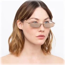 Linda Farrow - 838 C4 Rectangular Sunglasses - Ash - Linda Farrow Eyewear - Avvenice