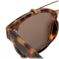 Linda Farrow - 584 C3 Rectangular Sunglasses - Tortoiseshell - Linda Farrow Eyewear - Avvenice
