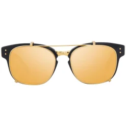 Linda Farrow - 584 C1 Rectangular Sunglasses - Black - Linda Farrow Eyewear - Avvenice