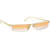 Linda Farrow - 838 C6 Rectangular Sunglasses - Clear - Linda Farrow Eyewear - Avvenice