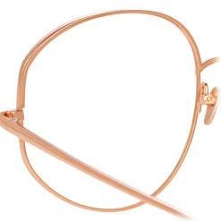 Linda Farrow - 750 C3 Round Optical Frames - Rose Gold - Linda Farrow Eyewear - Avvenice