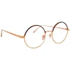 Linda Farrow - 583 C4 Round Optical Frames - Rose Gold - Linda Farrow Eyewear - Avvenice