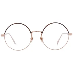 Linda Farrow - 583 C4 Round Optical Frames - Rose Gold - Linda Farrow Eyewear - Avvenice