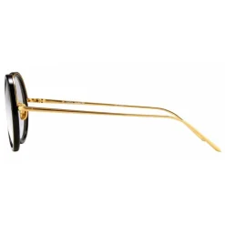 Linda Farrow - 239 C1 Round Optical Frames - Black - Linda Farrow Eyewear - Avvenice