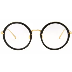 Linda Farrow - 239 C1 Round Optical Frames - Black - Linda Farrow Eyewear - Avvenice