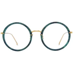 Linda Farrow - 239 C53 Round Optical Frames - Jade - Linda Farrow Eyewear - Avvenice