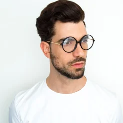 Linda Farrow - 645 C1 Round Optical Frames - Black - Linda Farrow Eyewear - Avvenice