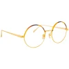 Linda Farrow - 583 C2 Round Optical Frames - Gold - Linda Farrow Eyewear - Avvenice