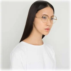 Linda Farrow - 583 C2 Round Optical Frames - Gold - Linda Farrow Eyewear - Avvenice