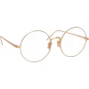 Linda Farrow - 741 C11 Round Optical Frames - Rose Gold and White Gold - Linda Farrow Eyewear - Avvenice