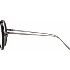 Linda Farrow - 239 C19 Round Optical Frames - Black - Linda Farrow Eyewear - Avvenice